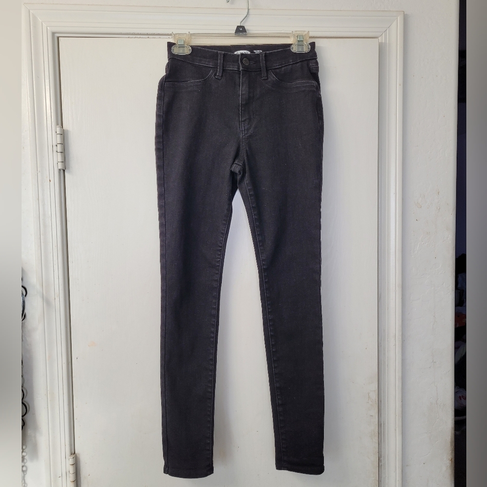 Girls Old Navy Black Ballerina Jean Jeggings - Size 16